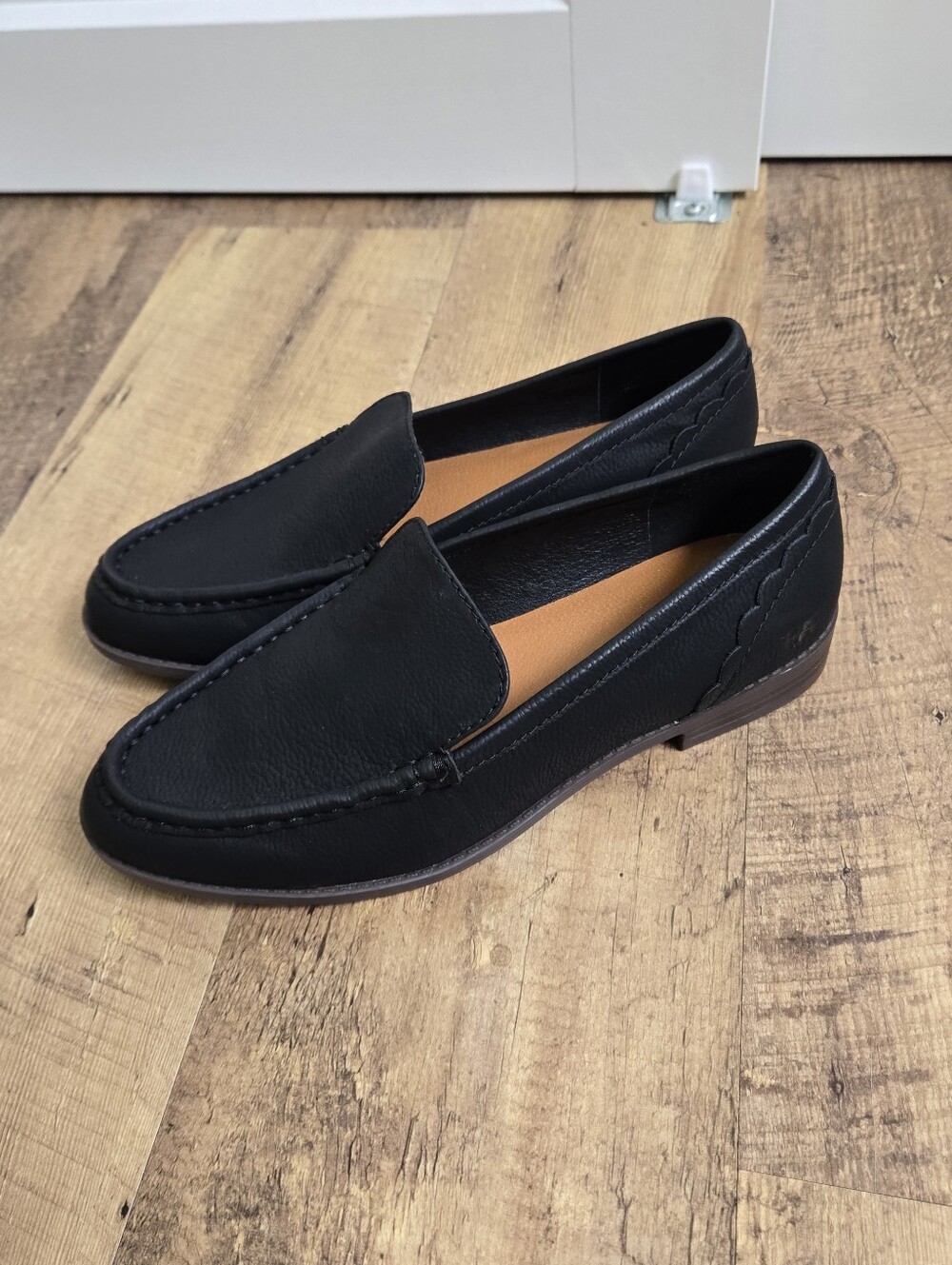 Lucky Brand Womens Size 7 Black Loafer Shoes